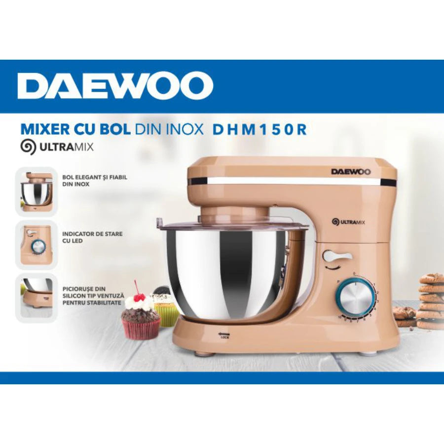 Mixer cu bol Daewoo DHM150R
