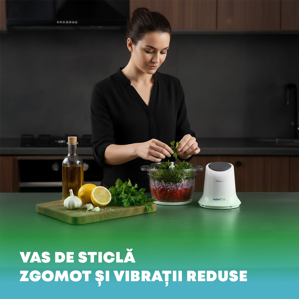 Tocător electric NobelTek NMCH30W, Alb
