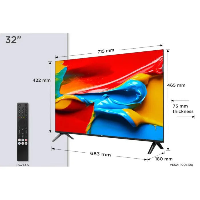 TV QLED TCL 32V4C 32" Smart TV