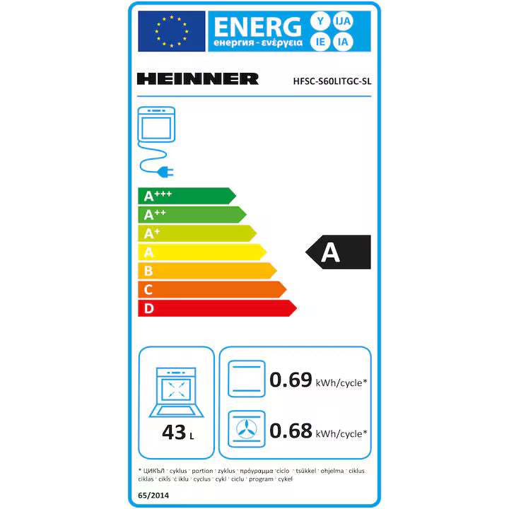 Aragaz mixt Heinner HFSC-S60LITGC-SL