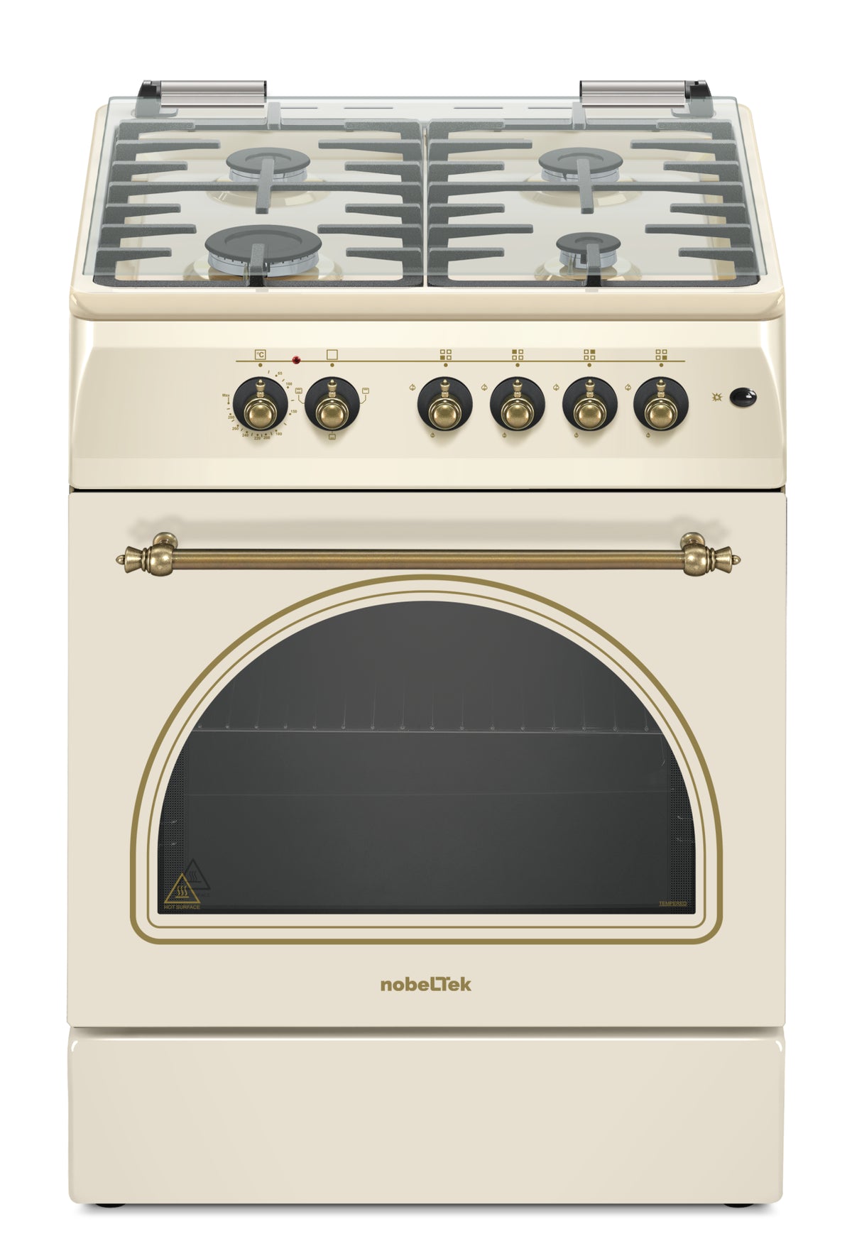 Aragaz rustic mixt NobelTek NLT 6604RB/FE1