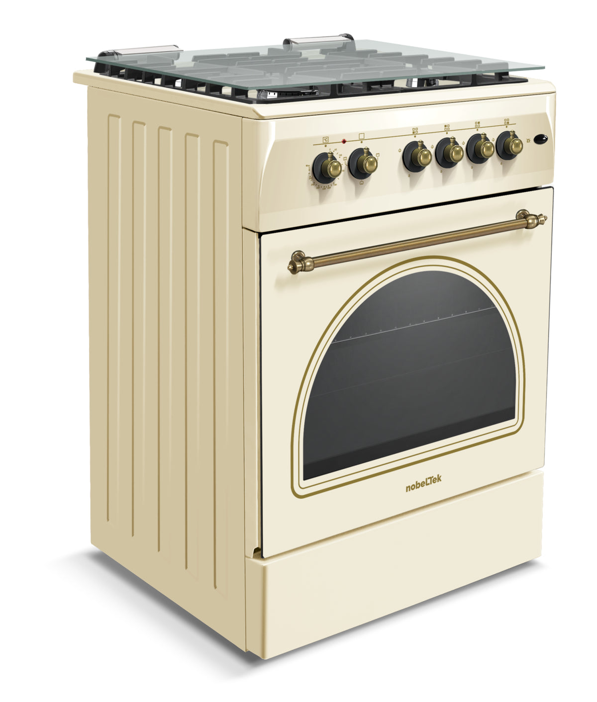 Aragaz rustic mixt NobelTek NLT 6604RB/FE1