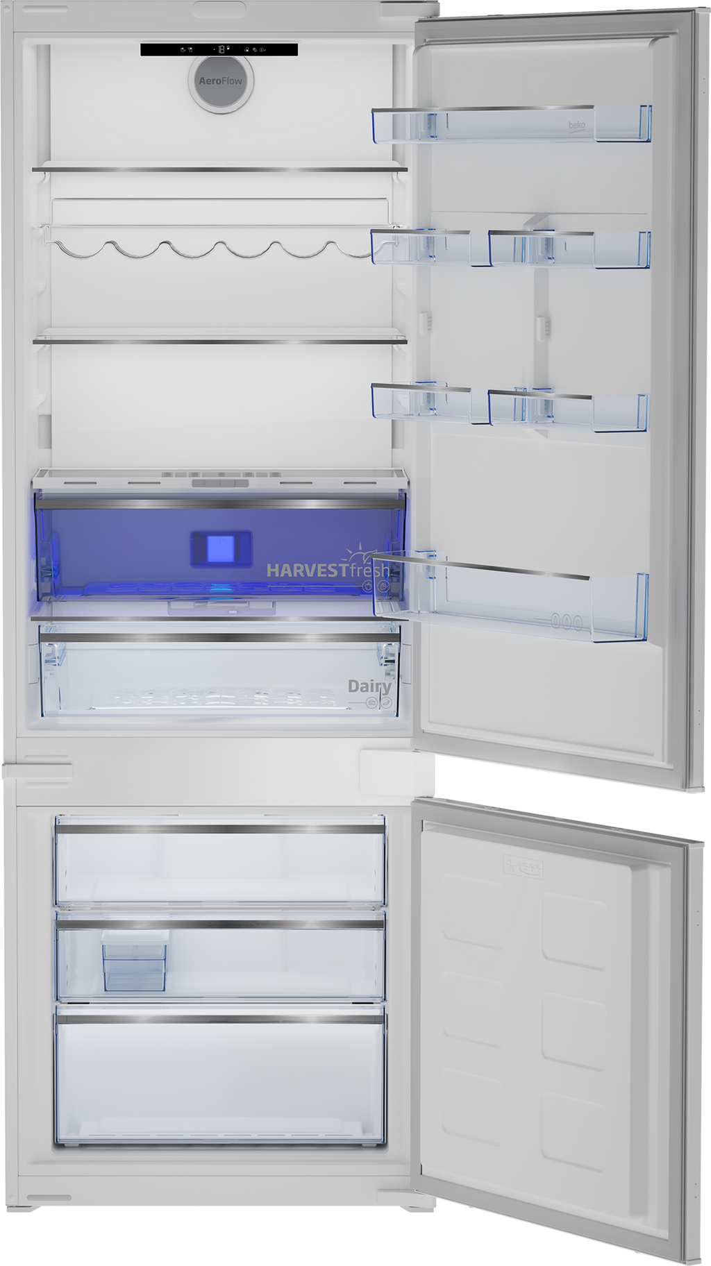 Combină frigorifică incorporabilă Beko BCNE400E40SN