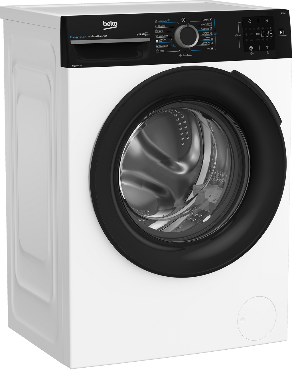 Mașină de spălat rufe Beko BM3WFU37213WBPB