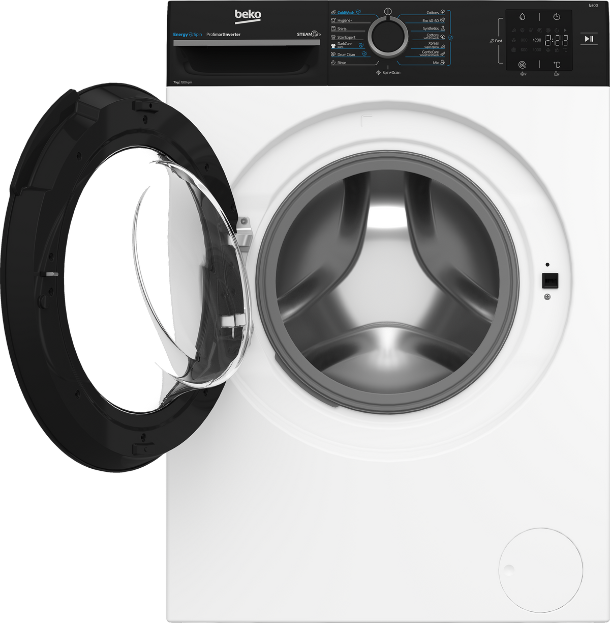 Mașină de spălat rufe Beko BM3WFU37213WBPB