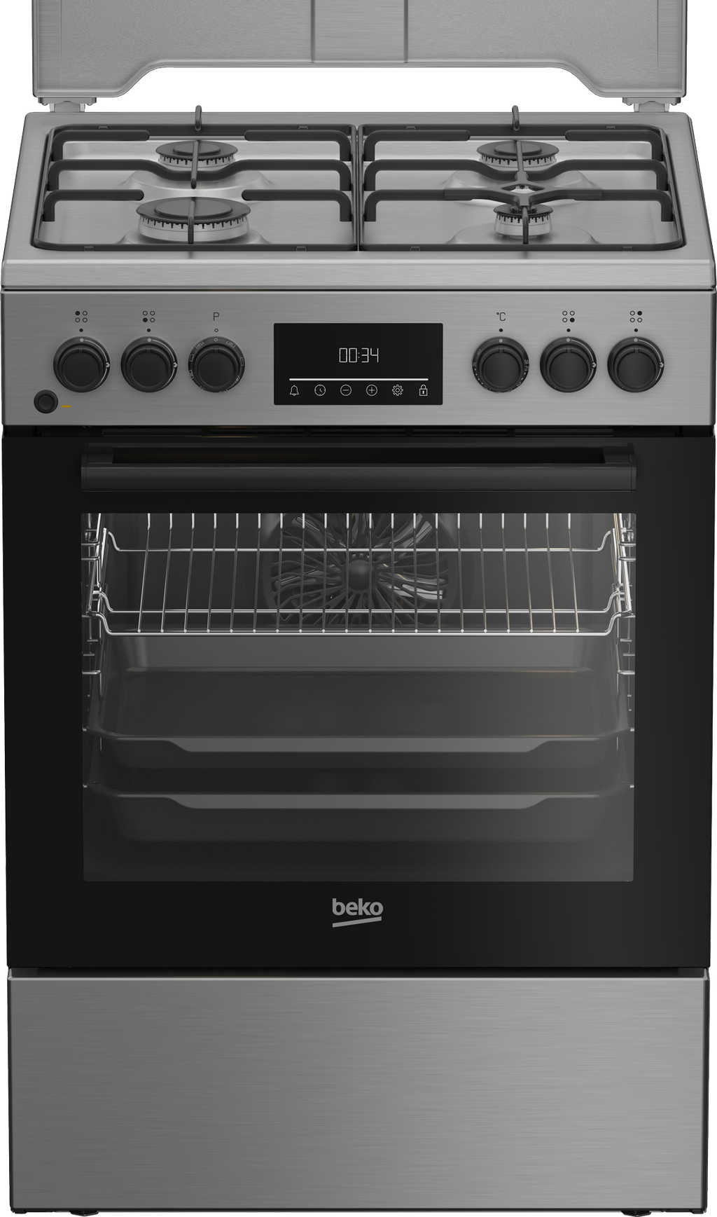 Aragaz mixt Beko FBSM62320TXD