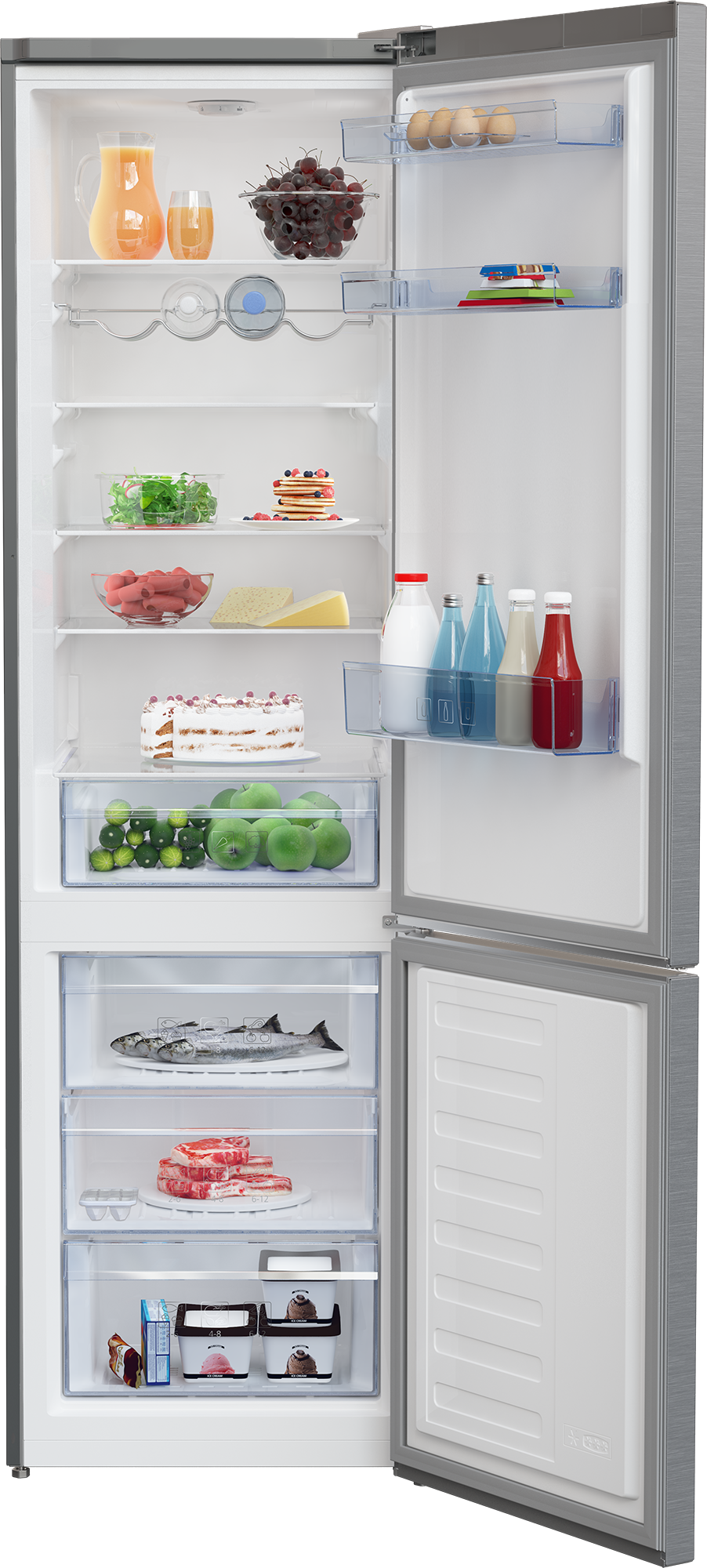 Combină frigorifică Beko RCSA406K40XBN