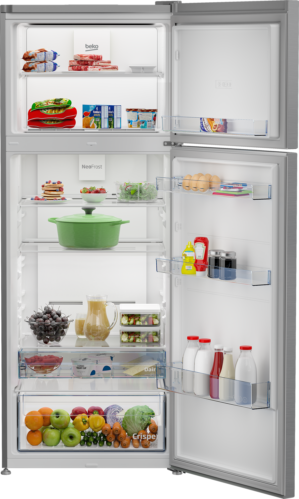 Frigider Beko RDNE455K40XBN