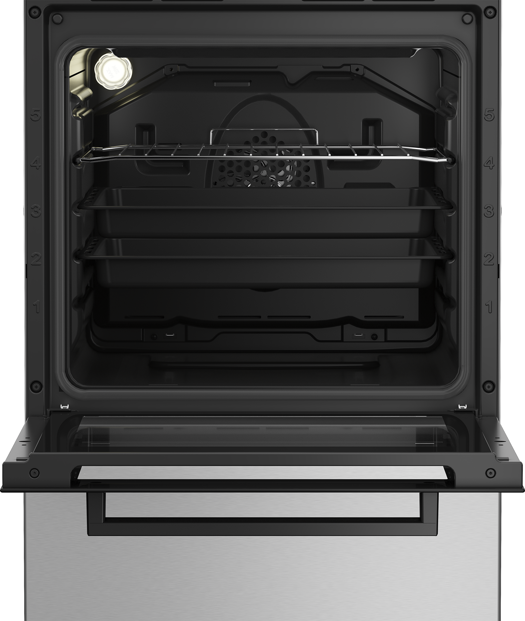 Aragaz mixt Beko FSMT5230DXO