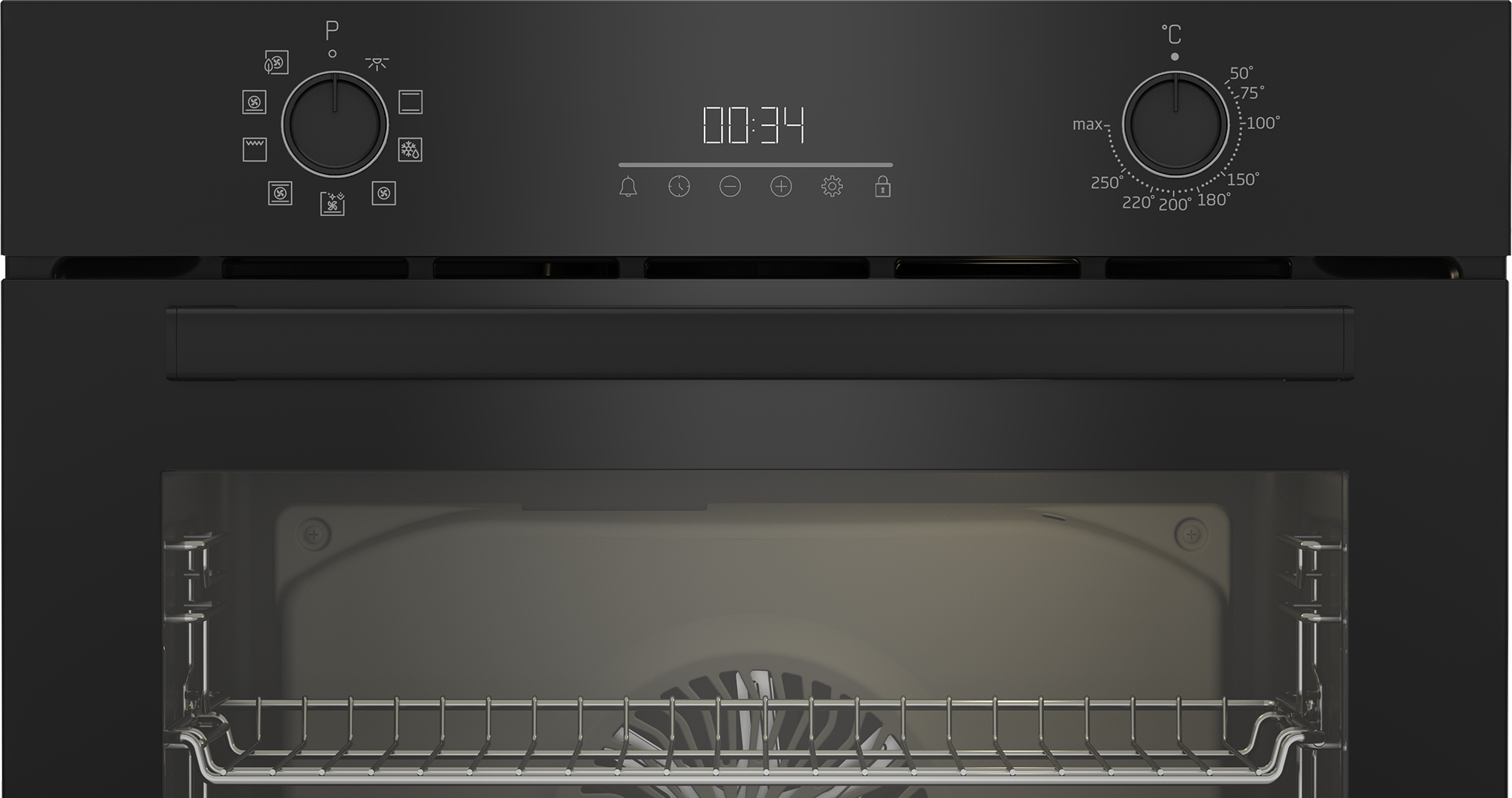 Pachet încorporabil Beko Black Edition – Cuptor + Cuptor cu microunde + Plită gaz + Hotă telescopică