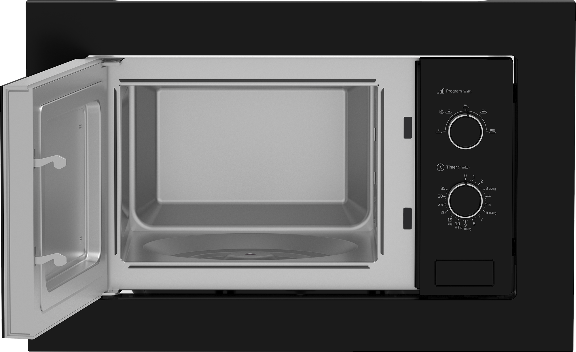 Pachet încorporabil Beko Black Edition – Cuptor + Cuptor cu microunde + Plită gaz + Hotă telescopică