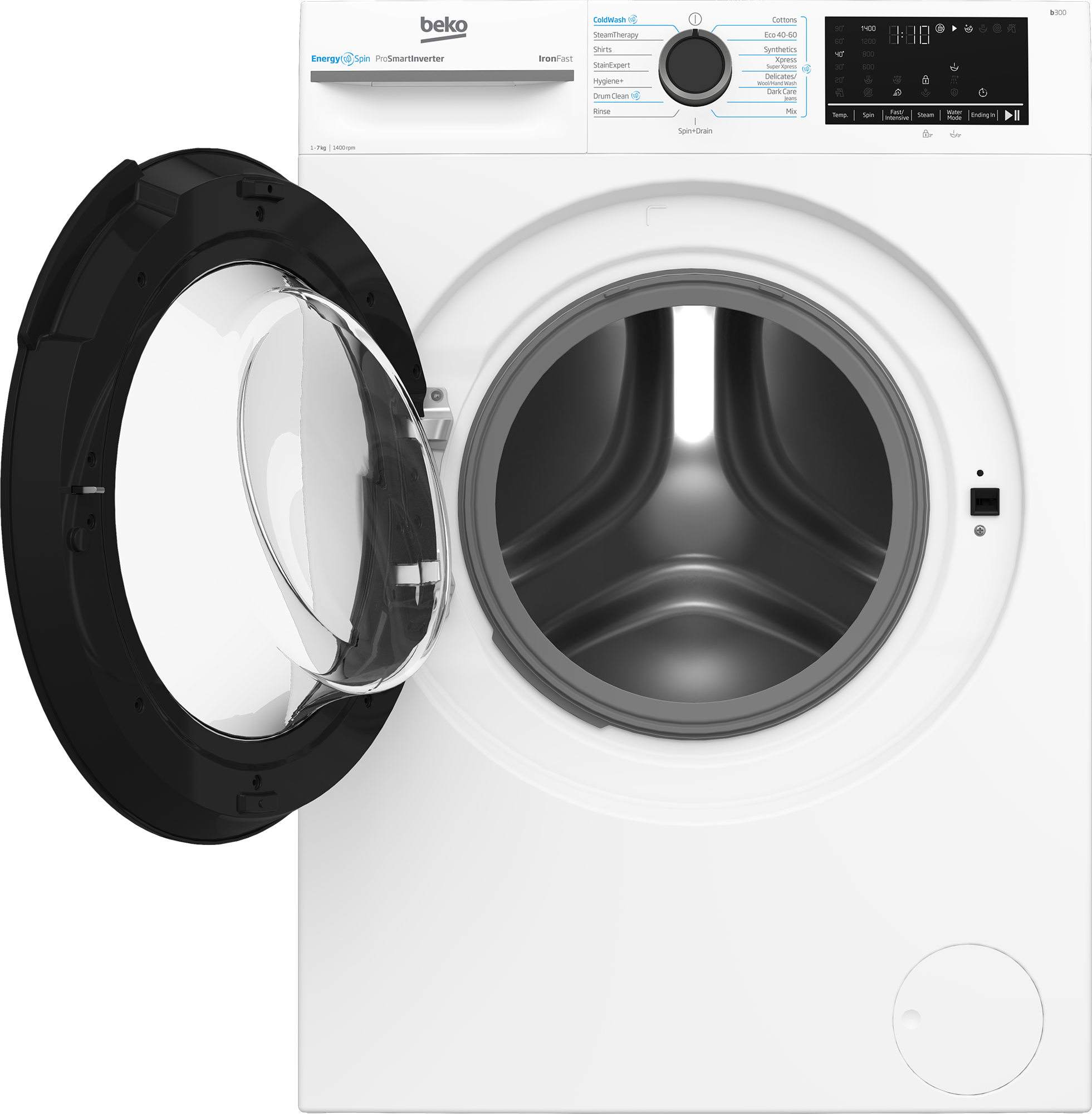 Mașină de spălat rufe Beko BM3WFSU47415WB