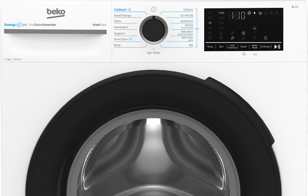 Mașină de spălat rufe Beko BM3WFSU47415WB