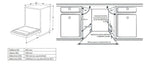 Mașină de spălat vase încorporabilă Heinner HDW-BIM60514E++