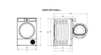 Uscător de rufe Heinner HHPD-V9T1CHSA