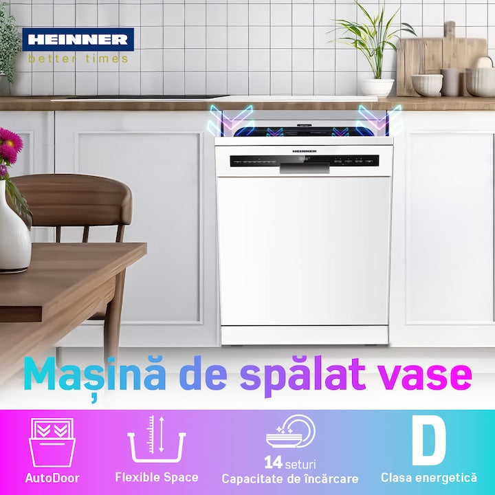 Mașină de spălat vase Heinner HDW-FSM60714AWD+++