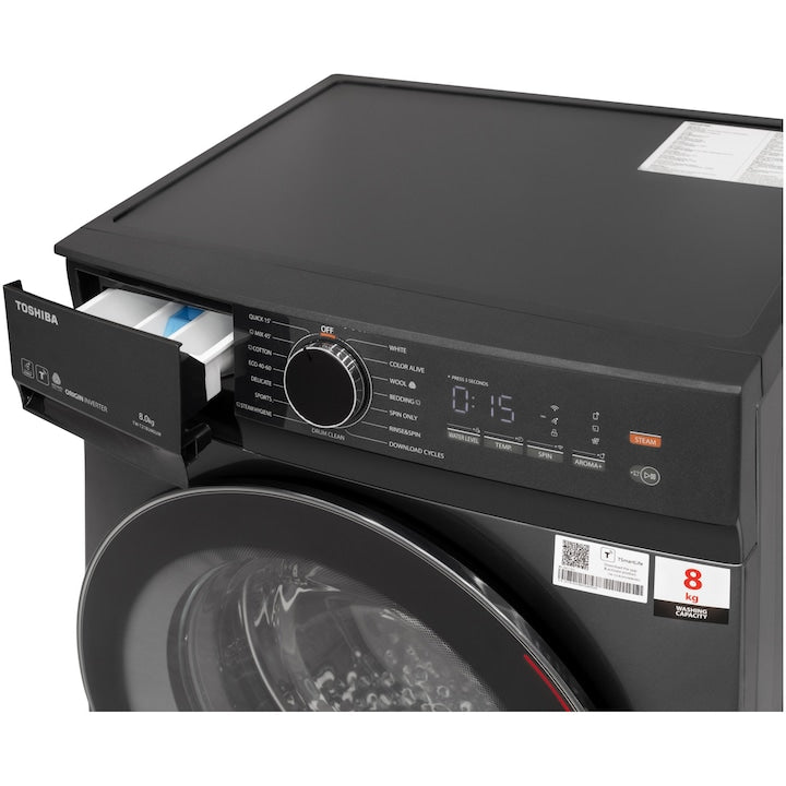 Mașină de spălat rufe Toshiba T21 TW-T21BU90UWBK(MG)